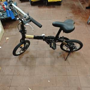 14吋摺疊單車 SANHEM 香檳金