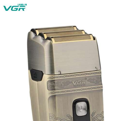 VGR TITANIUM Shaver Triple Foil Electric with LED Digital Display SHAVER AND BEA