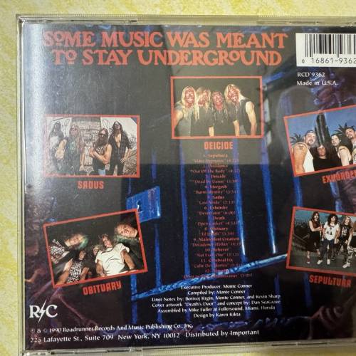 At Death's Door - A Collection of Brutal Death Metal (12 Track Music CD)