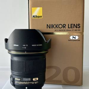 Nikon AF-S 20mm f/1.8G ED