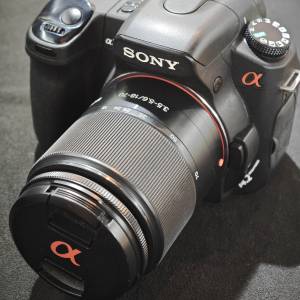 sony a350 + 18-55 sam 索尼 18mm 55mm 18 55 跟1電一充連肩帶 鏡片冇花冇霉 功能全...