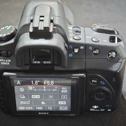 sony a350 + 18-55 sam 索尼 18mm 55mm 18 55 跟1電一充連肩帶 鏡片冇花冇霉 功能全...