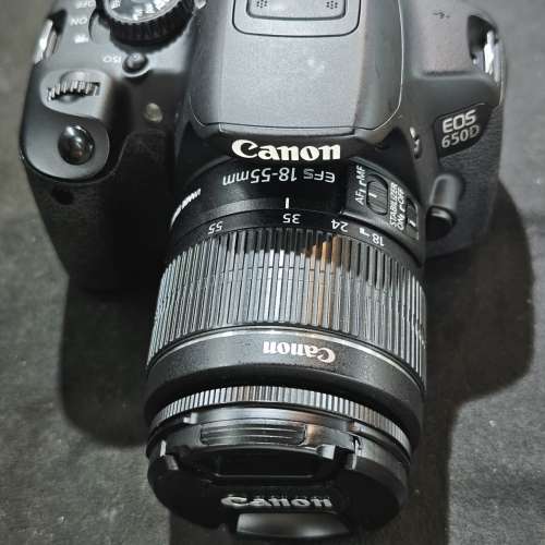 canon 650D + 18-55 佳能 18mm 55mm 18 55 跟1電一充連肩帶 送記憶卡 95%-98%new 鏡...