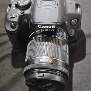 canon 700D + 18-55 佳能 18mm 55mm 18 55 跟1電一充連肩帶 送記憶卡 95%-98%new 鏡...
