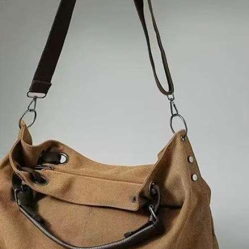 2025 新款复古帆布托特包