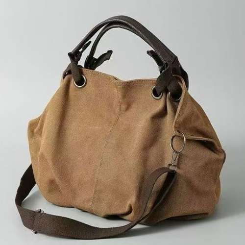 2025 新款复古帆布托特包