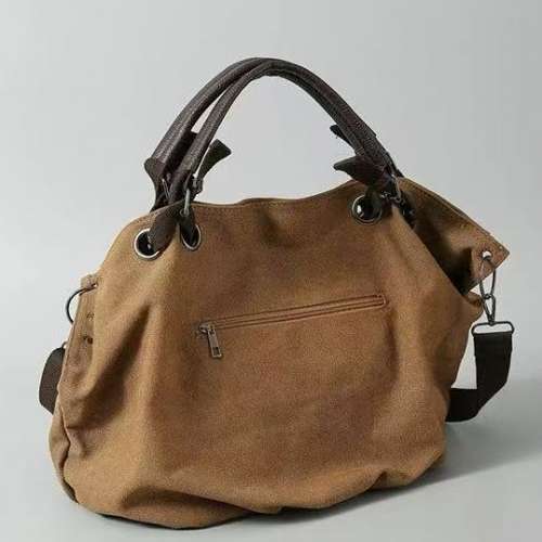 2025 新款复古帆布托特包