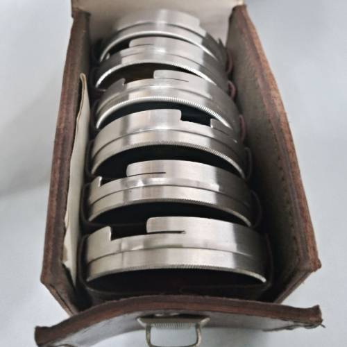 德國 ARNZ -JENA 黑白攝影用濾鏡6塊 (set)+皮套 合40.5mm濾鏡【外罩式】  95% new