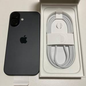 外觀全新港行電池100% iPhone 16 256gb 蘋果保養到2026/1/15 what app 6497 6645