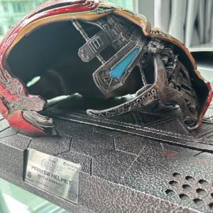 Avengers Endgame  1:1 Iron Man Mark 50 helmet鋼鐵俠戰損頭盔可發光有聲連盒（Be...