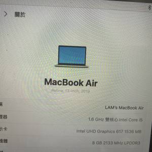 Macbook air (2019)