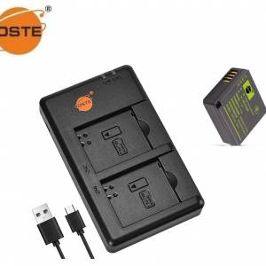 DSTE LEICA BP-DC15 With USB-A Charger 代用鋰電池連充電機  (CCC Certification ...