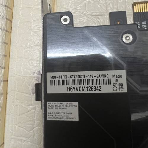 ASUS猛禽1080TI 11GB