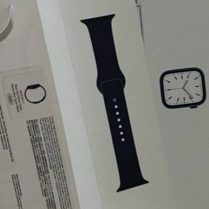 Apple Watch Series 7 45mm blue  (GPS + Cellular) 香港行貨冇花100 ％電