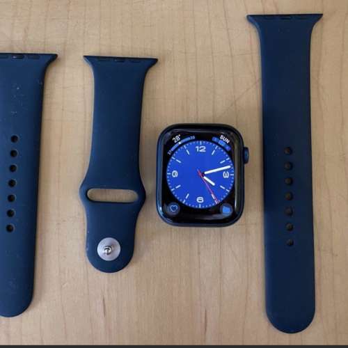 Apple Watch Series 7 45mm blue  (GPS + Cellular) 香港行貨冇花100 ％電