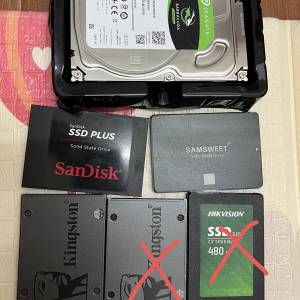5個SSD 1個HDD請睇內容