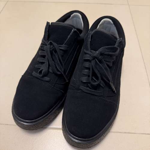 VANS 厚底全黑 US9 正貨 9成新