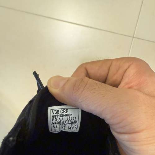 VANS 厚底全黑 US9 正貨 9成新