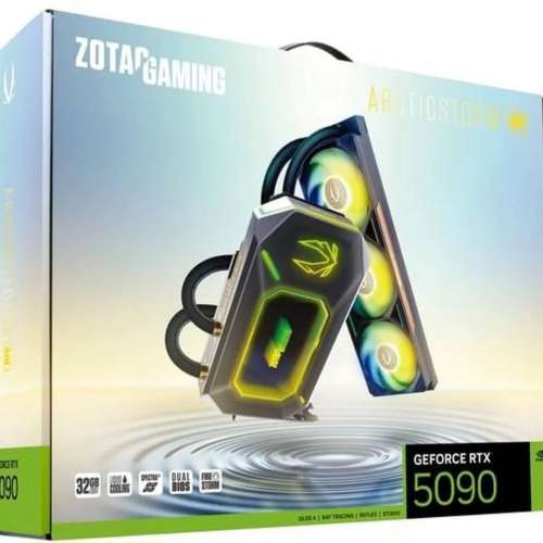 ZOTAC RTX 5090 水冷顯示卡咭