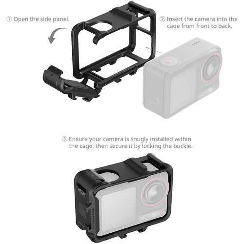 SmallRig Camera Cage for DJI Osmo Action 5 Pro / 4 / 3 - 5135