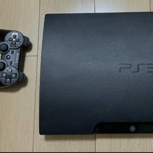Sony PS3 連兩個手制 遊戲機 薄機 slim 主機 PlayStation