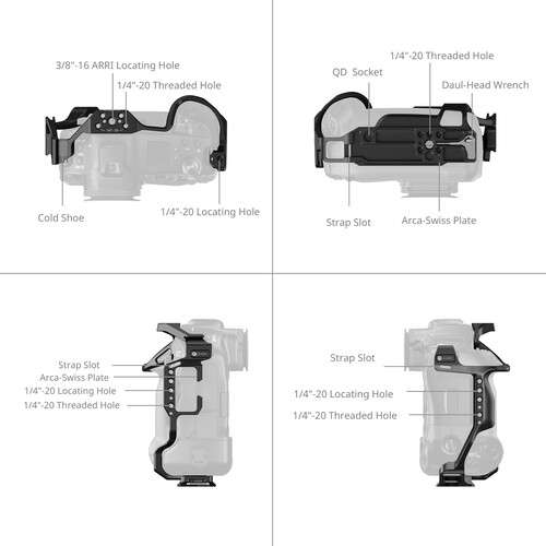 SmallRig Camera Cage for Canon EOS R1 - 5413