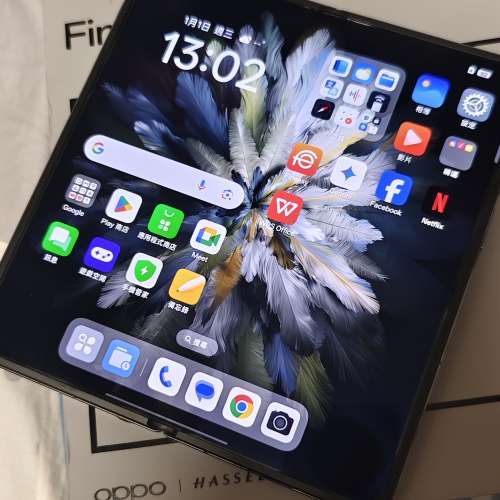 Oppo find n3 16+512黑色全套行貨100%正常