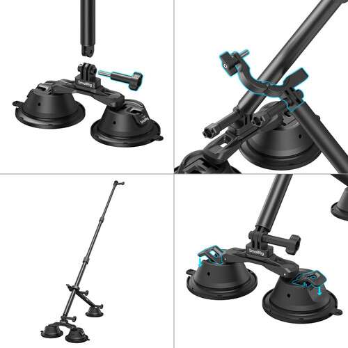SmallRig Suction Cup Mounting Support Kit for Vehicle Panoramic Shooting - 4380