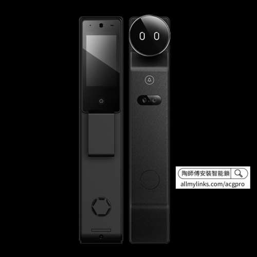 【 香港/電子鎖安裝】 智貝勒AI精靈掌靜脈雙屏電子密碼鎖入戶門智能鎖家用門鎖智能門...