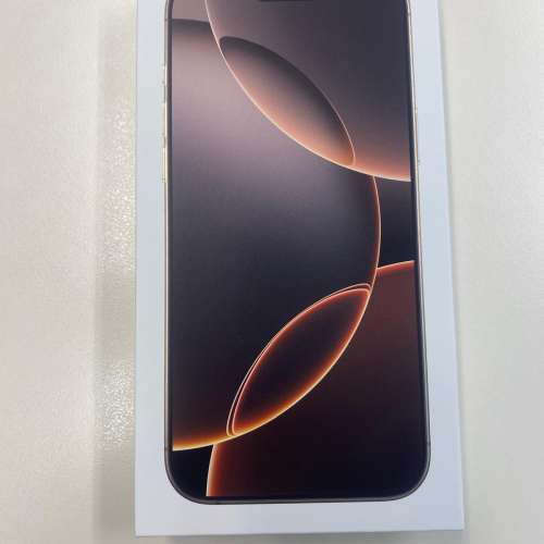 全新未開封iphone 16 Pro Max 512GB 沙漠色鈦金屬