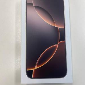 全新未開封iphone 16 Pro Max 512GB 沙漠色鈦金屬