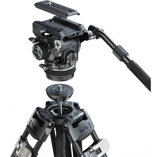 SmallRig AD-120 Heavy-Duty Carbon Fiber Tripod Kit - 4463