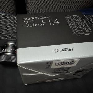 （行貨長保）Voigtlander Nokton classic 35mm F1.4 II（VM-mount）SC版本