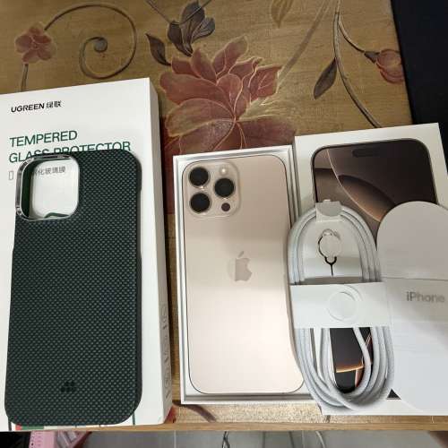 (有AppleCare+) iPhone 16 Pro Max 沙漠色鈦金屬 512GB