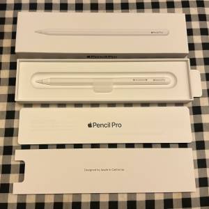 2025年新款 Apple Pencil Pro 行貨 100%全新 只開盒檢查 未曾使用 Apple原廠一年保...