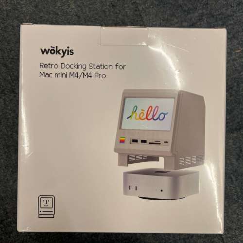 Wokyis Mac mini M4 / M5 Pro dock 復古底座