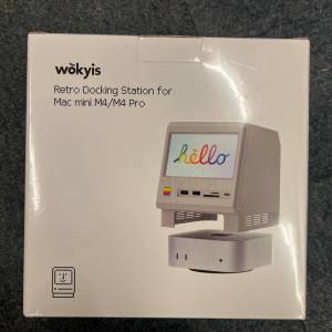 Wokyis Mac mini M4 / M5 Pro dock 復古底座