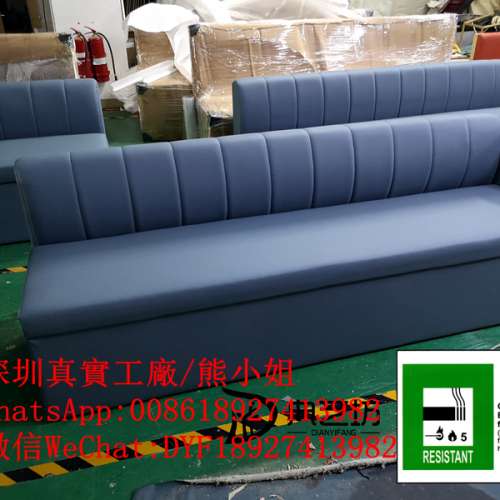 訂造香港sofa,西餐廳飯店麵館傢俬,防火阻燃BS7176證書,木製餐廳餐檯椅工廠,餐飲店家...