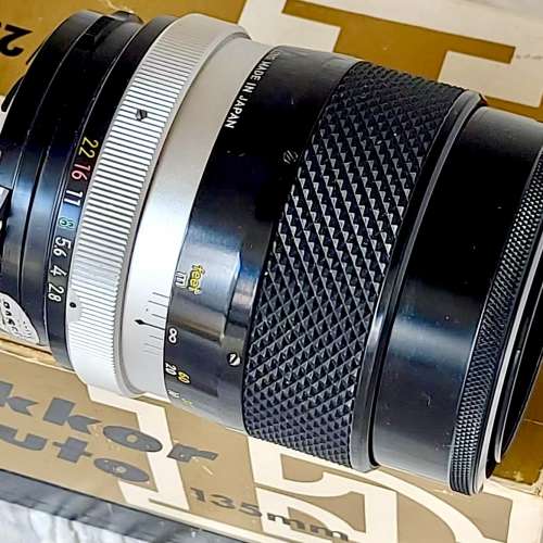 NIKON NIKKOR-Q 135mm/2.8 Ai 尾*原廠對號盒