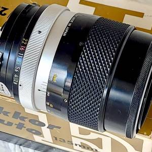 NIKON NIKKOR-Q 135mm/2.8 Ai 尾*原廠對號盒