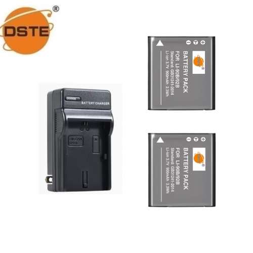 DSTE Ricoh DB-110 / Olympus LI-90B / LI-92B Lithium-Ion Battery With AC Travel