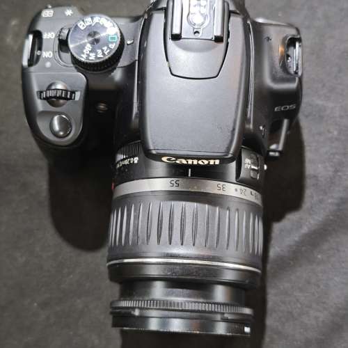 canon 400D + 18-55 佳能 EFS mon有老化 對焦操作性能顯示全正常 鏡片有少許邊邊發...