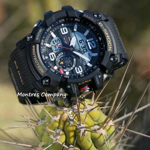 Montres Company香港註冊公司(26年老店) G-Shock Mudmaster 指南針 溫度計 黑色 超...