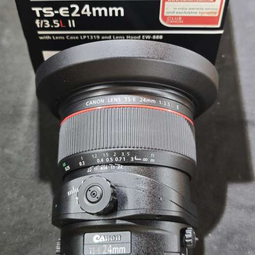 Canon 24/3.5 TSE II 佳能 24mm TS-E EF 二代 移軸 99% 行貨有盒 冇單冇證 有罩 鏡...