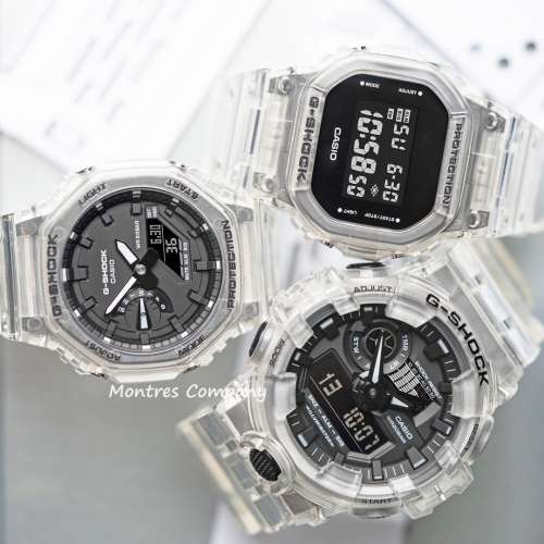 Montres Company香港註冊公司(28年老店) 卡西歐 CASIO G-Shock GA-700SKE-7A 黑白透...