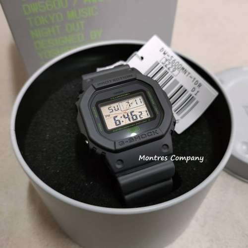Montres Company香港註冊公司(28年老店) 卡西歐 CASIO G-Shock 深灰色 綠色字 DW-5...