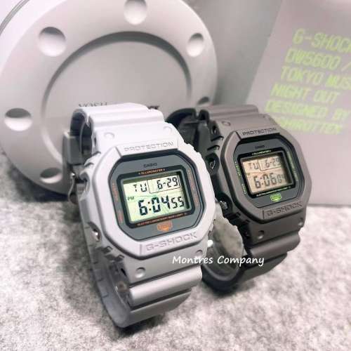 Montres Company香港註冊公司(28年老店) 卡西歐 CASIO G-Shock 深灰色 綠色字 DW-5...