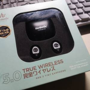 全新 真無線藍牙耳機 有充電盒 Hedonic True Wireless 5.0 Gen 2 earphones blueto...