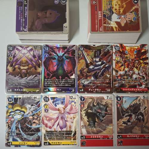 數碼暴龍試玩牌組$40兩副 基路比獸(善/惡) VS 紅蓮騎士獸 & 閃光暴龍獸