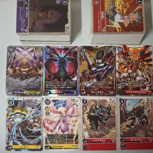 數碼暴龍試玩牌組$40兩副 基路比獸(善/惡) VS 紅蓮騎士獸 & 閃光暴龍獸